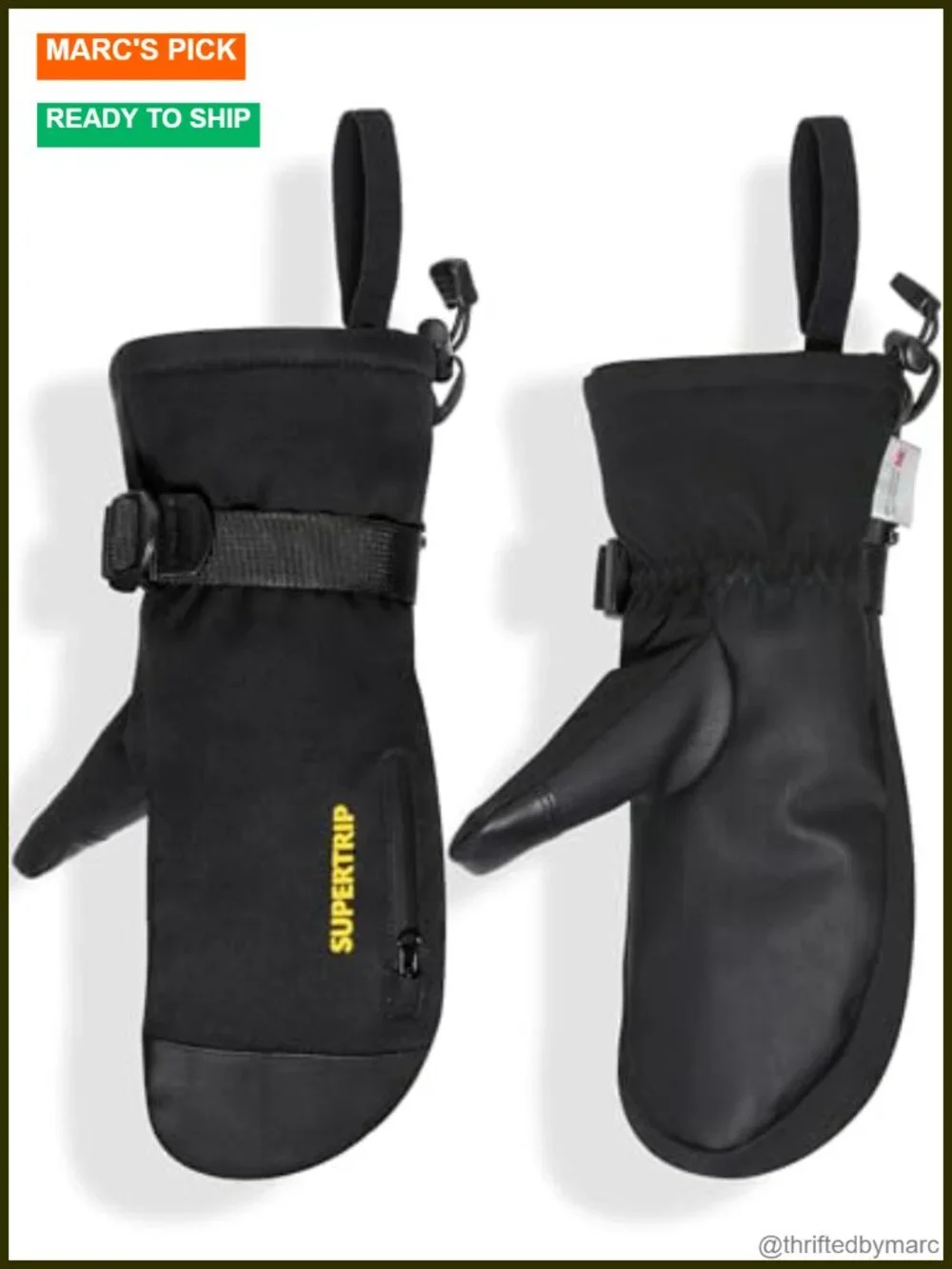 Waterproof Ski Mittens 3M Thinsulate Touch Screen Snowboard Gloves